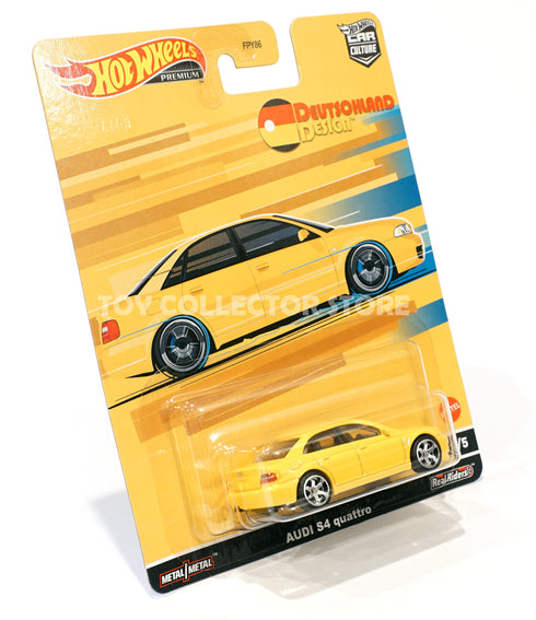 Hot Wheels Deutschland Design Audi S4 Quattro yellow Car Culture Diecast